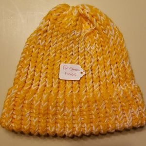 Hand crafted knitted beanie
